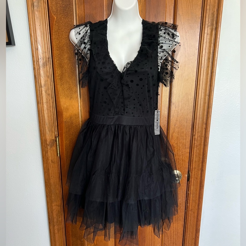 Black short dress